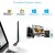 WiFi Adapter Single Antenna for PC Gaming 1300Mbps, USB 3.0 Wireless Adapter Dual Band 5GHz 802.11AC Wifi Antenna Windows XP/Vista/7/8/10 Mac 10.6-10.15